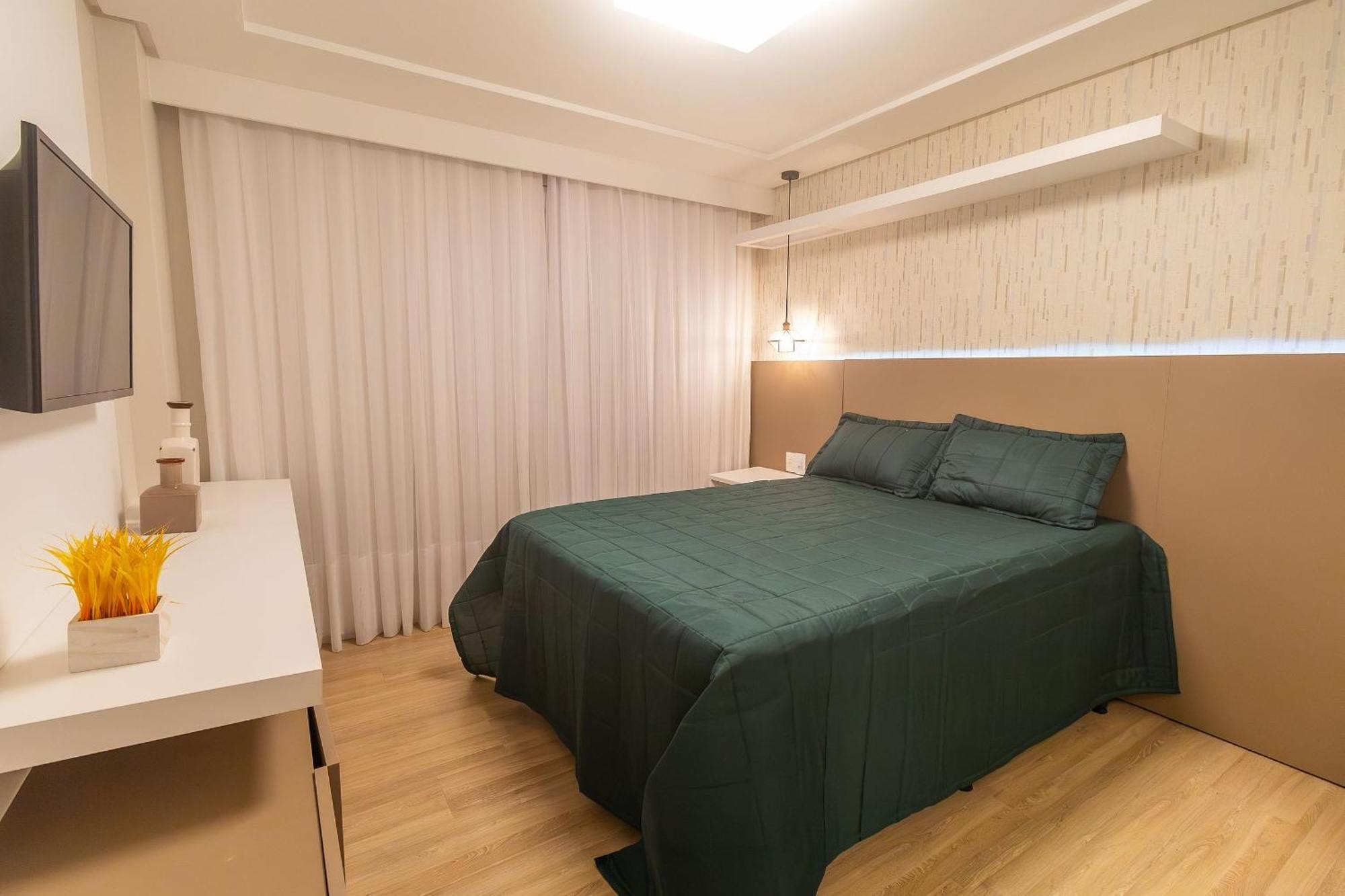 Varandas Do Atlantico 101A - Excelente Apartamento Em Condominio De Luxo A Beira Mar - Piscina Climatizada - Academia - Bombinhas Bagian luar foto