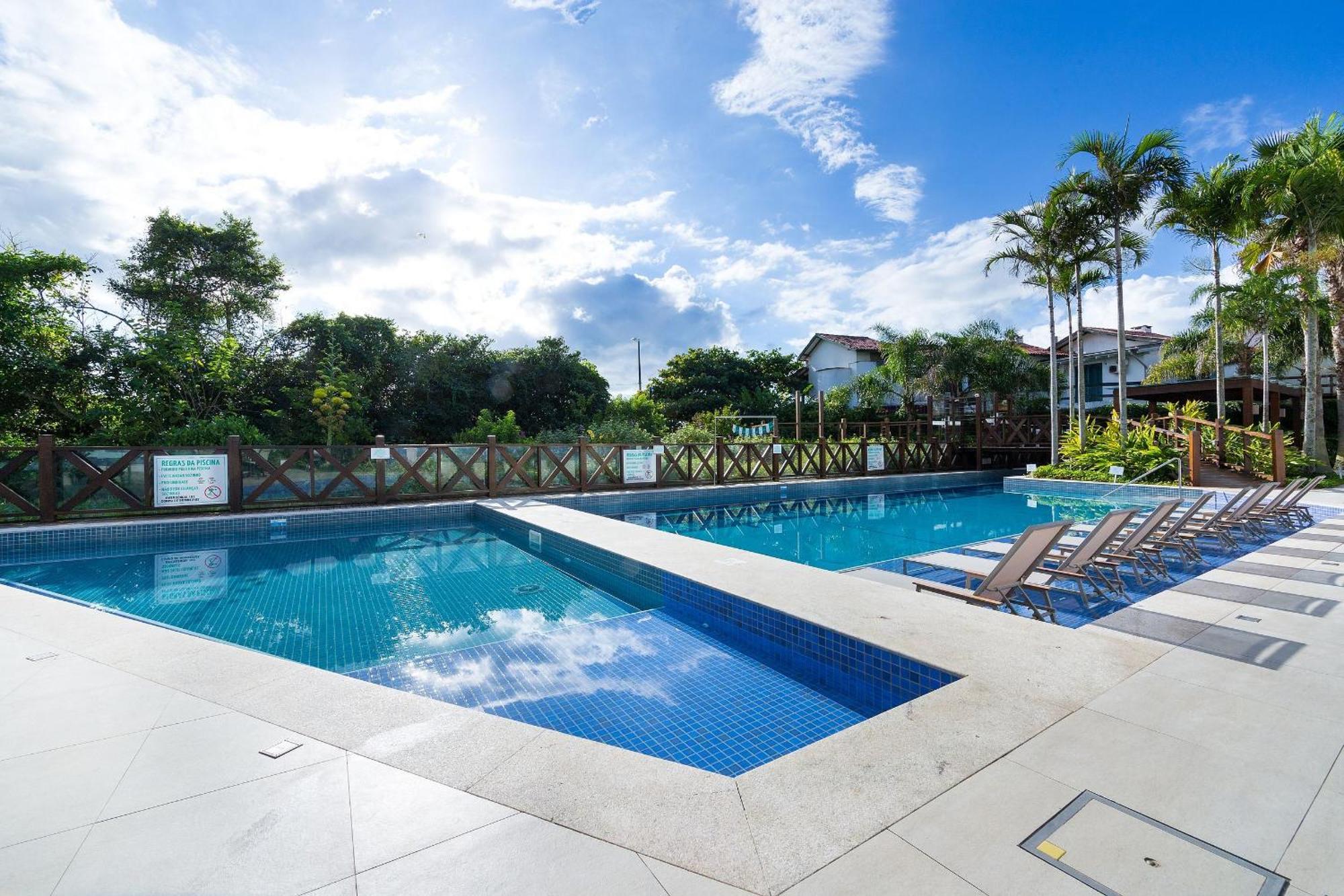 Varandas Do Atlantico 101A - Excelente Apartamento Em Condominio De Luxo A Beira Mar - Piscina Climatizada - Academia - Bombinhas Bagian luar foto