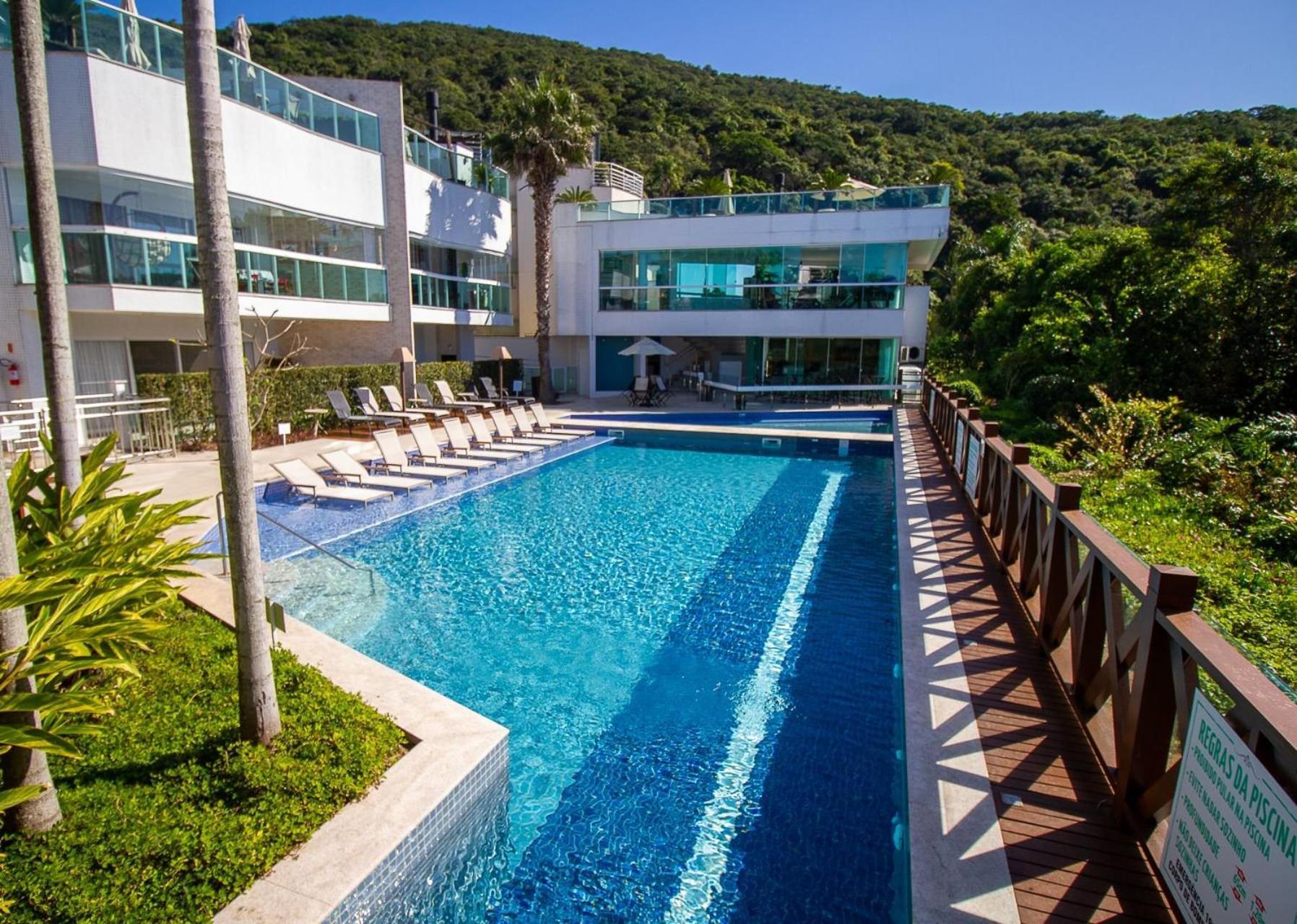 Varandas Do Atlantico 101A - Excelente Apartamento Em Condominio De Luxo A Beira Mar - Piscina Climatizada - Academia - Bombinhas Bagian luar foto