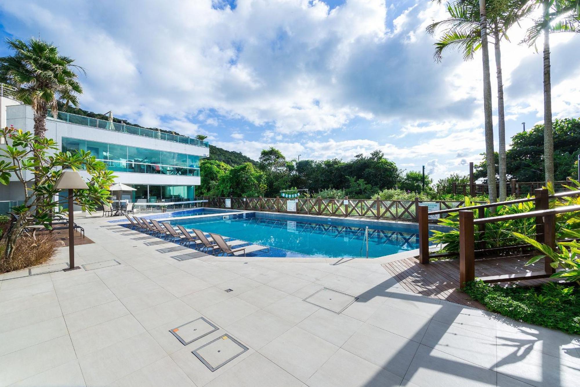 Varandas Do Atlantico 101A - Excelente Apartamento Em Condominio De Luxo A Beira Mar - Piscina Climatizada - Academia - Bombinhas Bagian luar foto