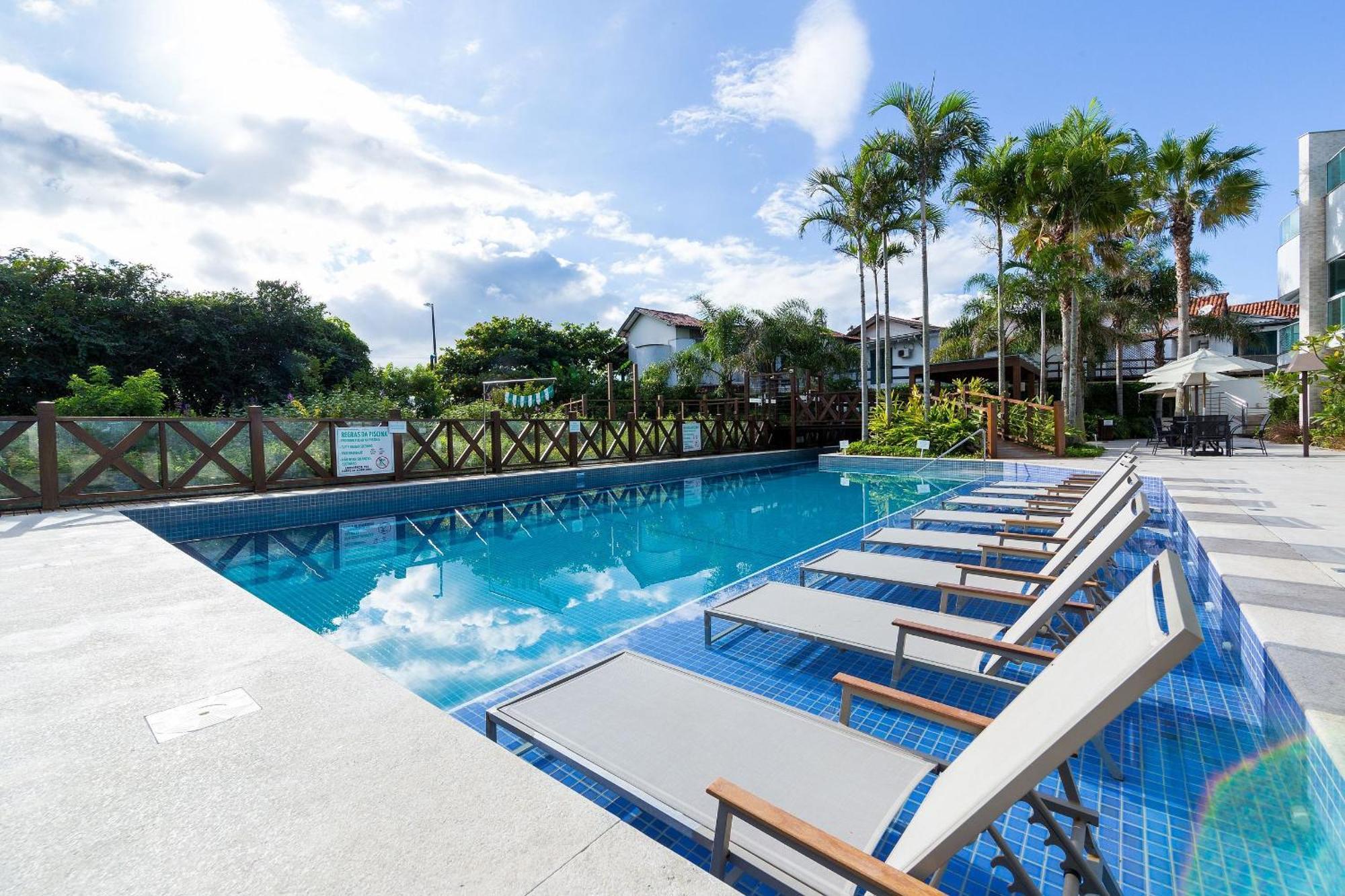 Varandas Do Atlantico 101A - Excelente Apartamento Em Condominio De Luxo A Beira Mar - Piscina Climatizada - Academia - Bombinhas Bagian luar foto